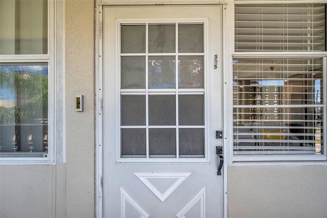 view of property entrance