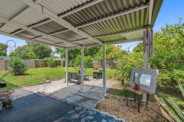 view of patio