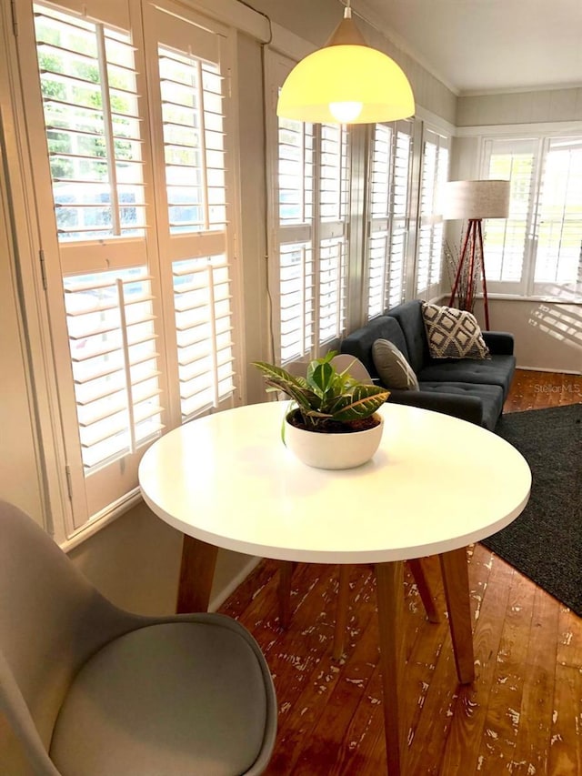 view of dining room