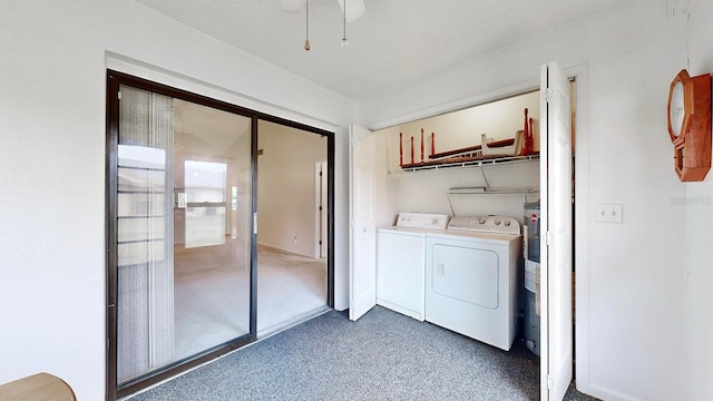 washroom featuring washer and clothes dryer