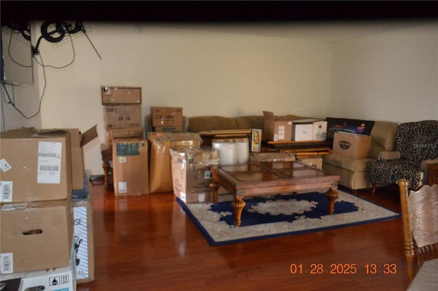 interior space featuring hardwood / wood-style flooring