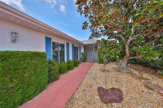 view of entrance to property