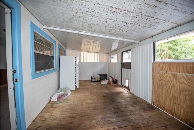 interior space featuring hardwood / wood-style floors