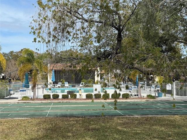 view of home's community with a pool