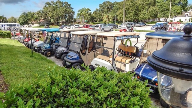 view of parking / parking lot