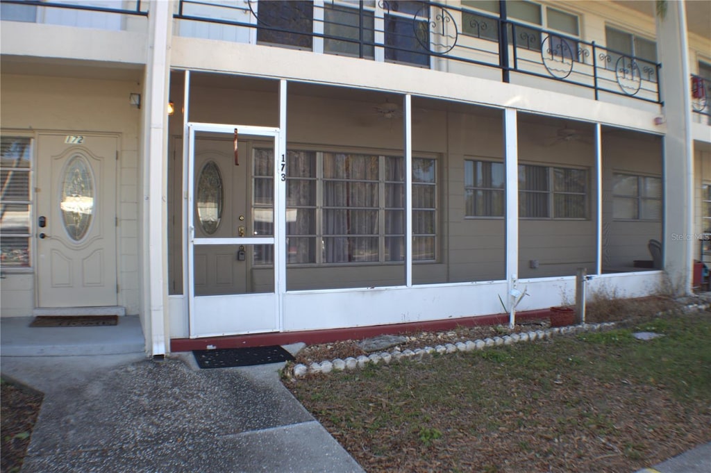 view of property entrance