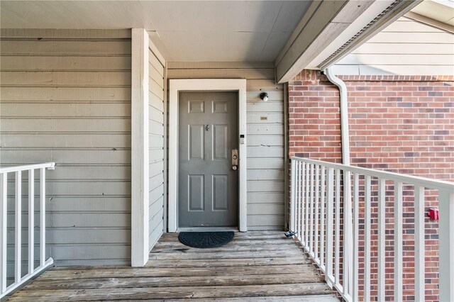 1400 Gandy Blvd N Unit 506, Saint Petersburg, FL 33702 - doorway to property featuring a balcony