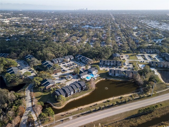 1400 Gandy Blvd N Unit 506, Saint Petersburg, FL 33702 - drone / aerial view featuring a water view
