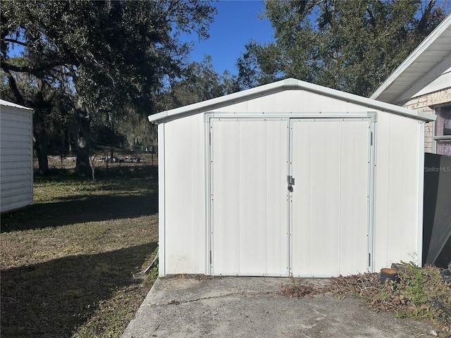 view of outbuilding