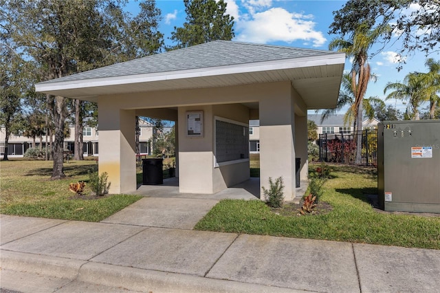 view of property's community featuring a gazebo and a mail area