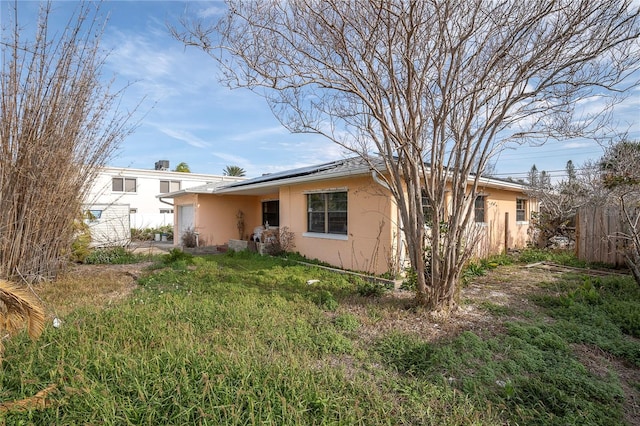 view of back of property