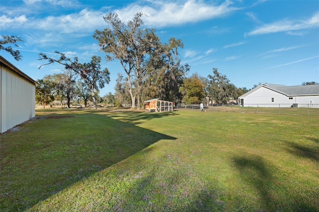 view of yard