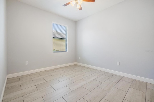 19724 Post Island Loop, Land O Lakes, FL 34638 - unfurnished room with a ceiling fan and light wood-style flooring