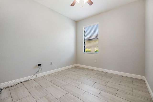 19724 Post Island Loop, Land O Lakes, FL 34638 - spare room with ceiling fan and baseboards