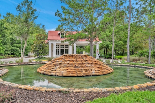 19724 Post Island Loop, Land O Lakes, FL 34638 - view of home's community with a garden pond
