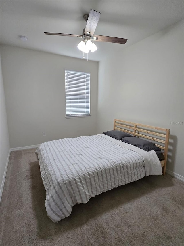 2878 Grand Kemerton Pl, Tampa, FL 33618 - bedroom with dark colored carpet and ceiling fan