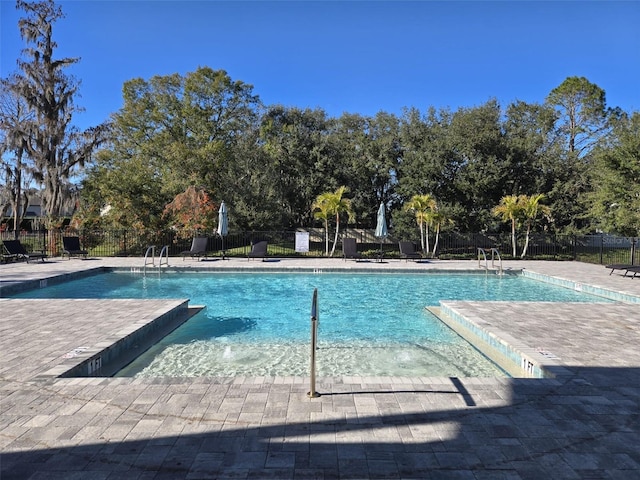 2878 Grand Kemerton Pl, Tampa, FL 33618 - view of swimming pool with a patio area