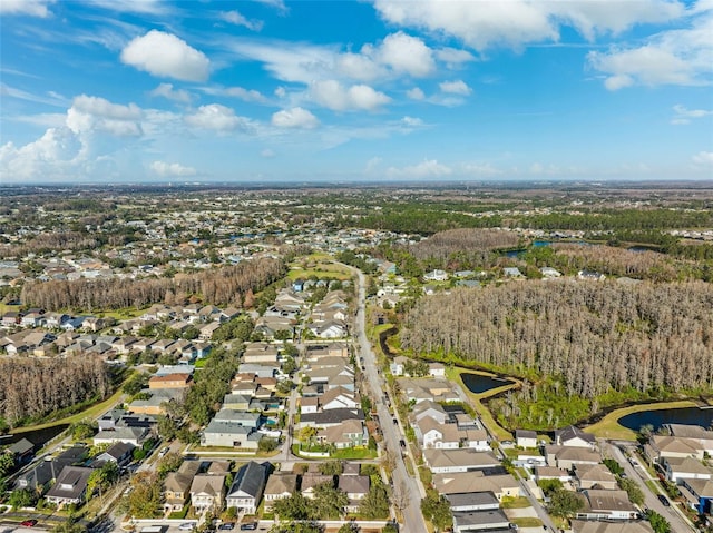 bird's eye view featuring a residential view