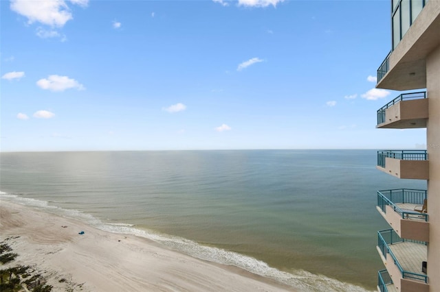 water view with a beach view