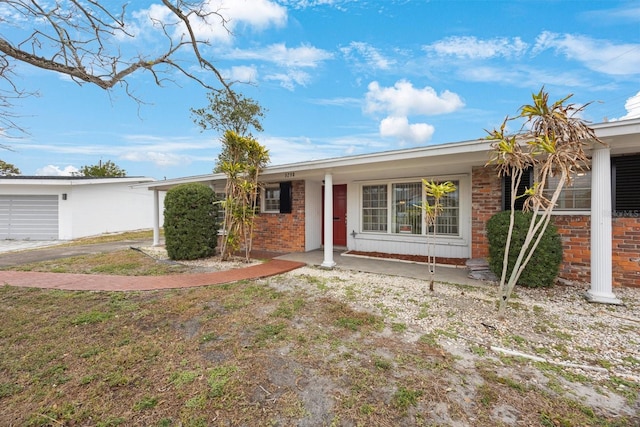 view of ranch-style house