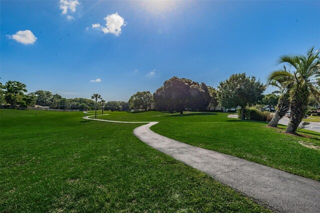 view of home's community featuring a yard