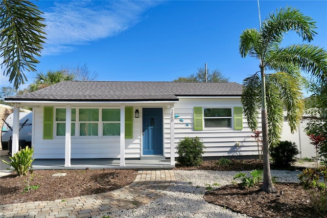 view of ranch-style home