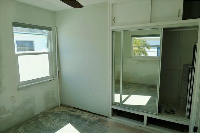 spare room with a wealth of natural light