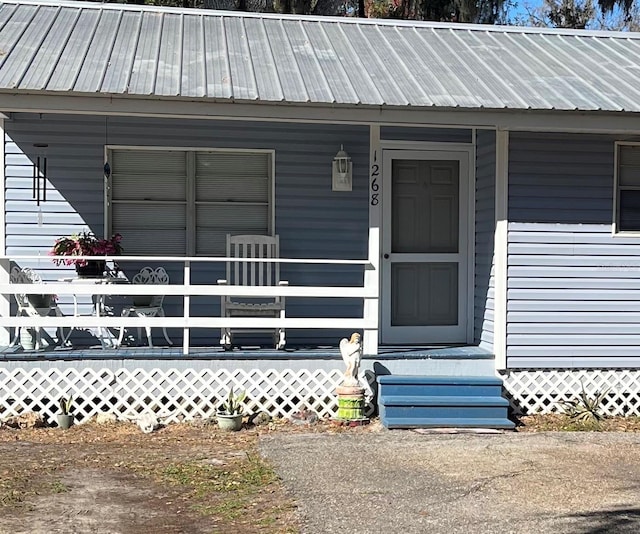 view of entrance to property