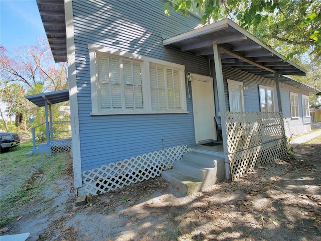 view of entrance to property