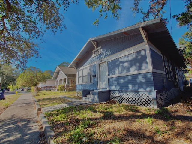 view of property exterior