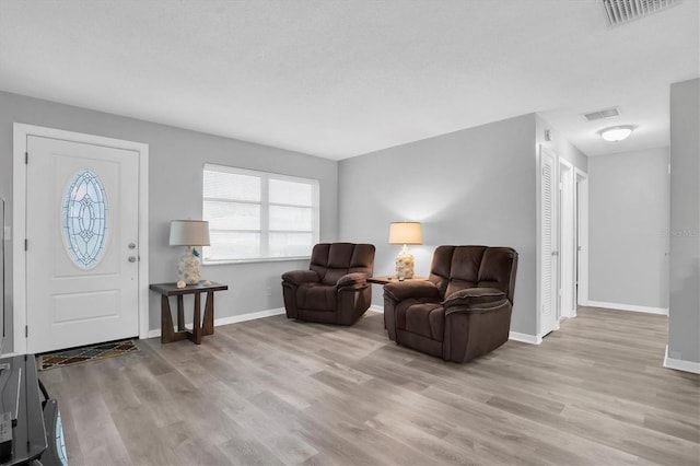 interior space featuring light hardwood / wood-style floors