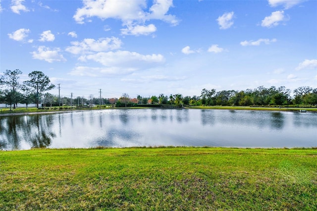 property view of water