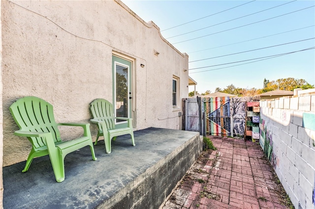 view of patio