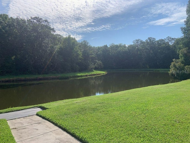 view of water feature