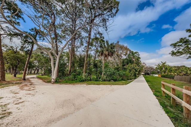 surrounding community with fence