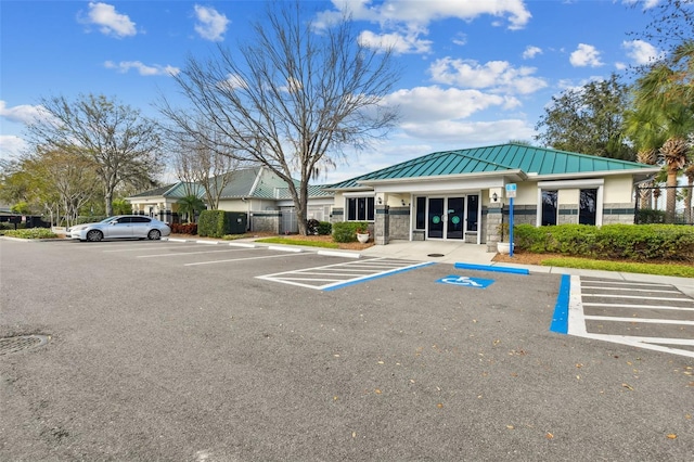 view of car parking