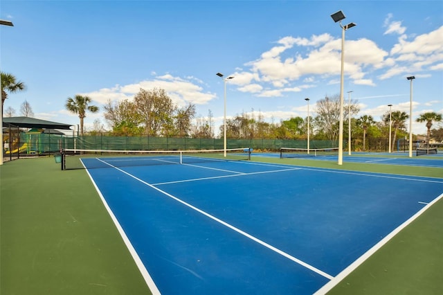 view of sport court