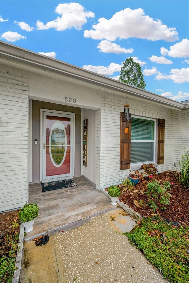 view of entrance to property