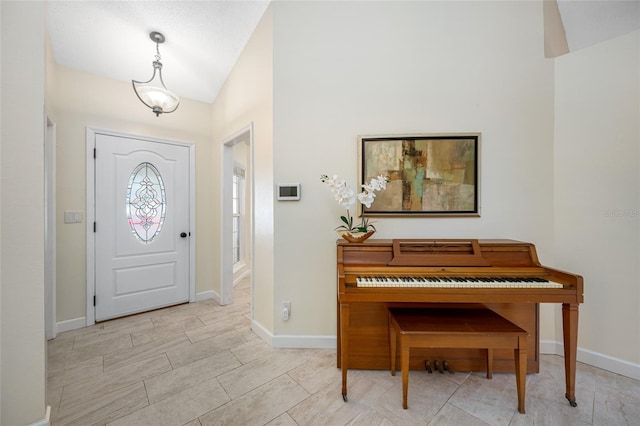 view of foyer entrance