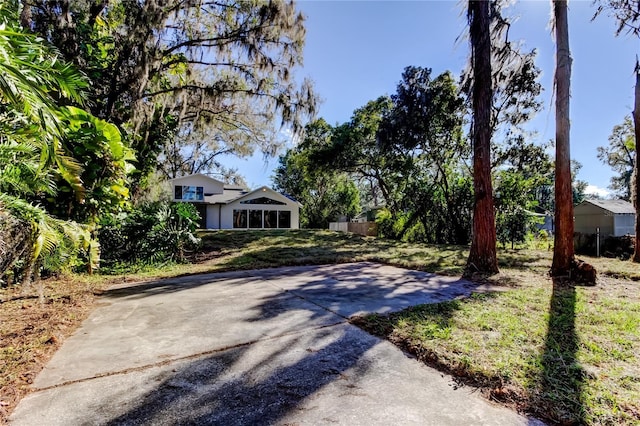 view of front of home