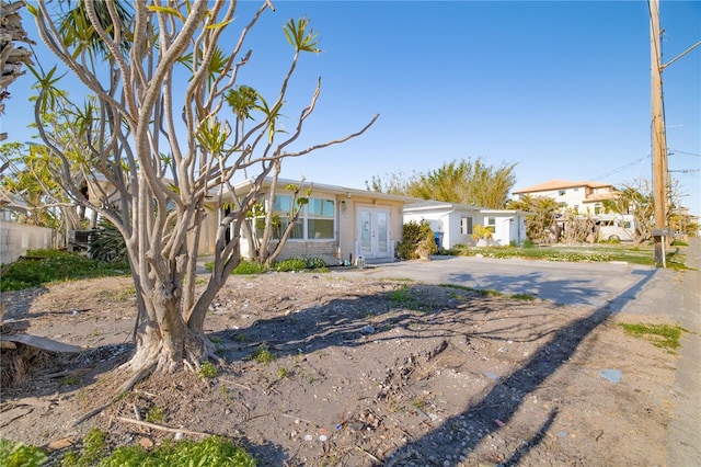 view of ranch-style home