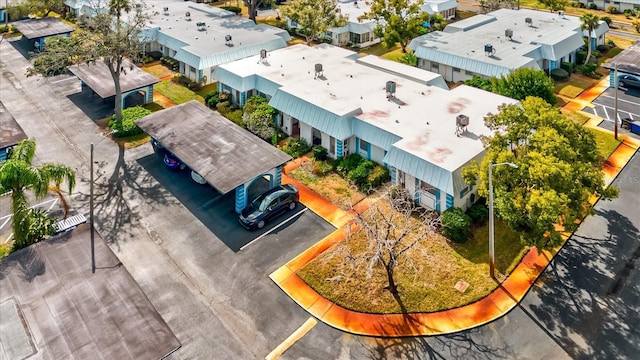 drone / aerial view featuring a residential view