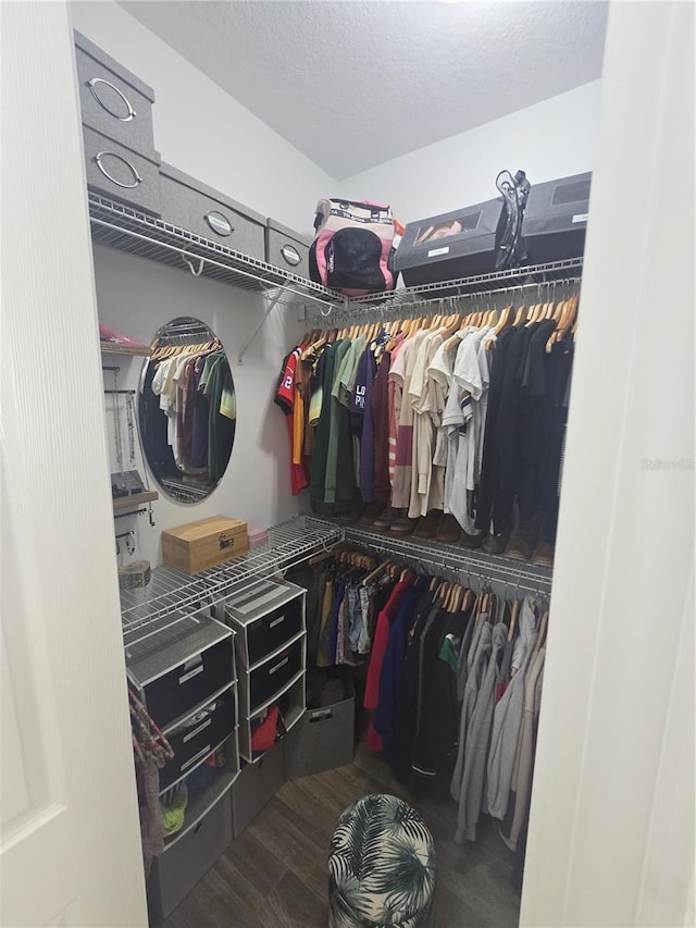 4035 Solamor St, Lakeland, FL 33810 - spacious closet with wood finished floors