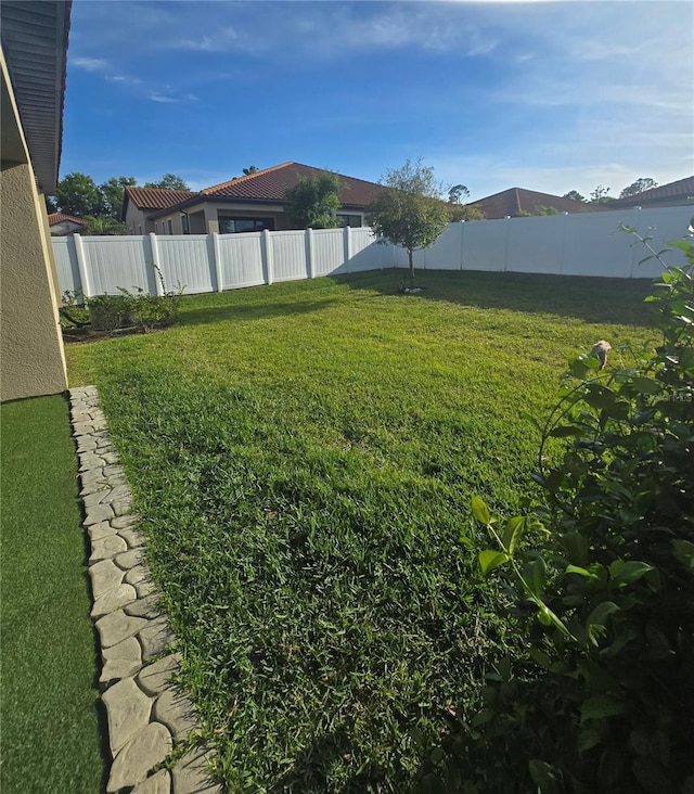4035 Solamor St, Lakeland, FL 33810 - view of yard with a fenced backyard