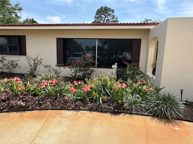 6226 Hampton Ct N, Saint Petersburg, FL 33710 - view of home's exterior featuring stucco siding and a tile roof