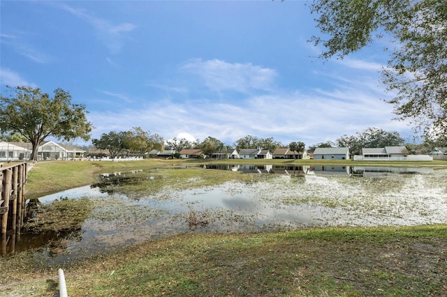 view of water feature