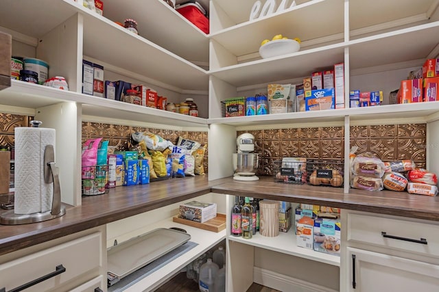 view of pantry