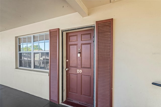 view of entrance to property