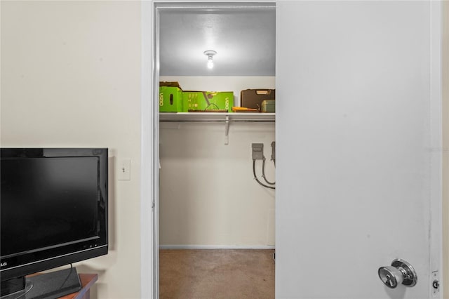 view of closet