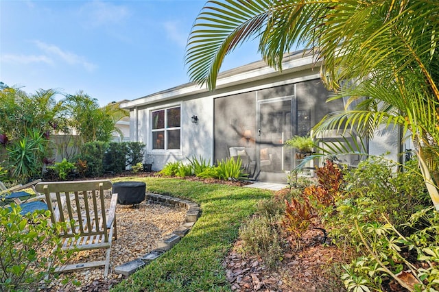 view of rear view of property